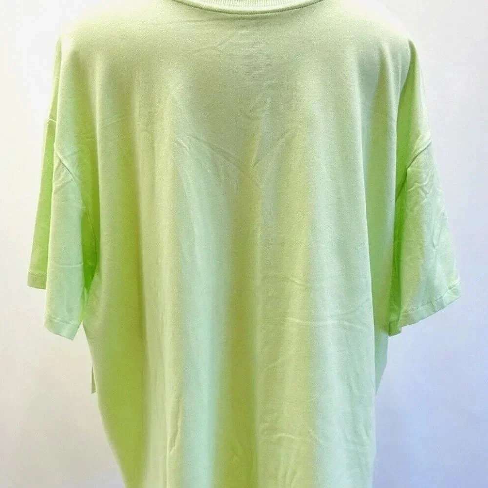 NWT TEK GEAR Women Short Sleeve Crew Neck On the Go Gear Green Shirt Plus Sz 2X - Picture 8 of 11